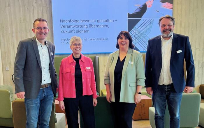 WFG Vortrag Nachfolge Ingo Trawinski Monika Bone Claudia Hoffmann Thomas Brühmann