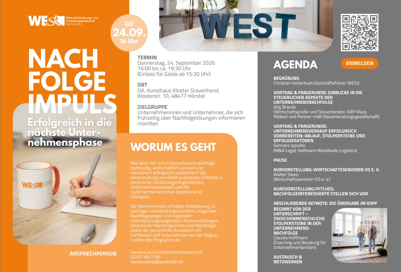 Nachfolgeimpuls West Claudia Hoffmann Keynote Nachfolgeimpuls West Claudia Hoffmann Keynote